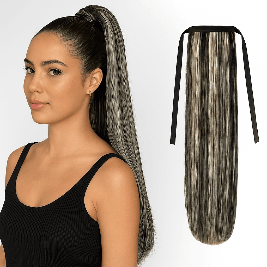 Coada de Păr Super Volum Balayage #1B #60