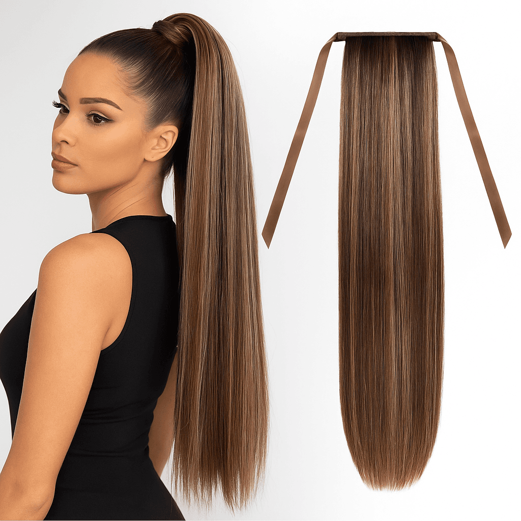 Coada de Păr Super Volum Balayage #4 #24