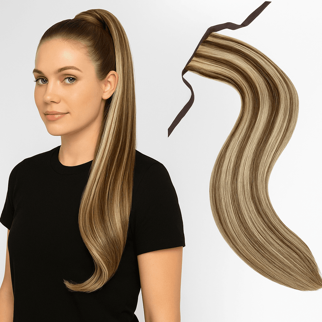 Coada de Păr Super Volum Balayage #8 Light Grey