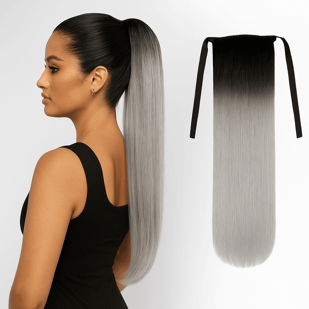 Coada de Păr Super Volum Ombre #1 Grey