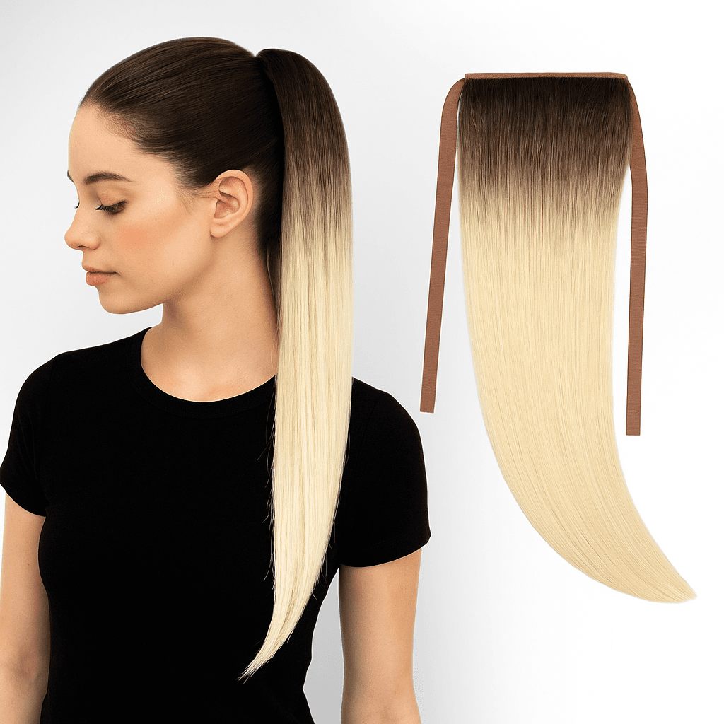 Coada de Păr Super Volum Ombre #4 #60