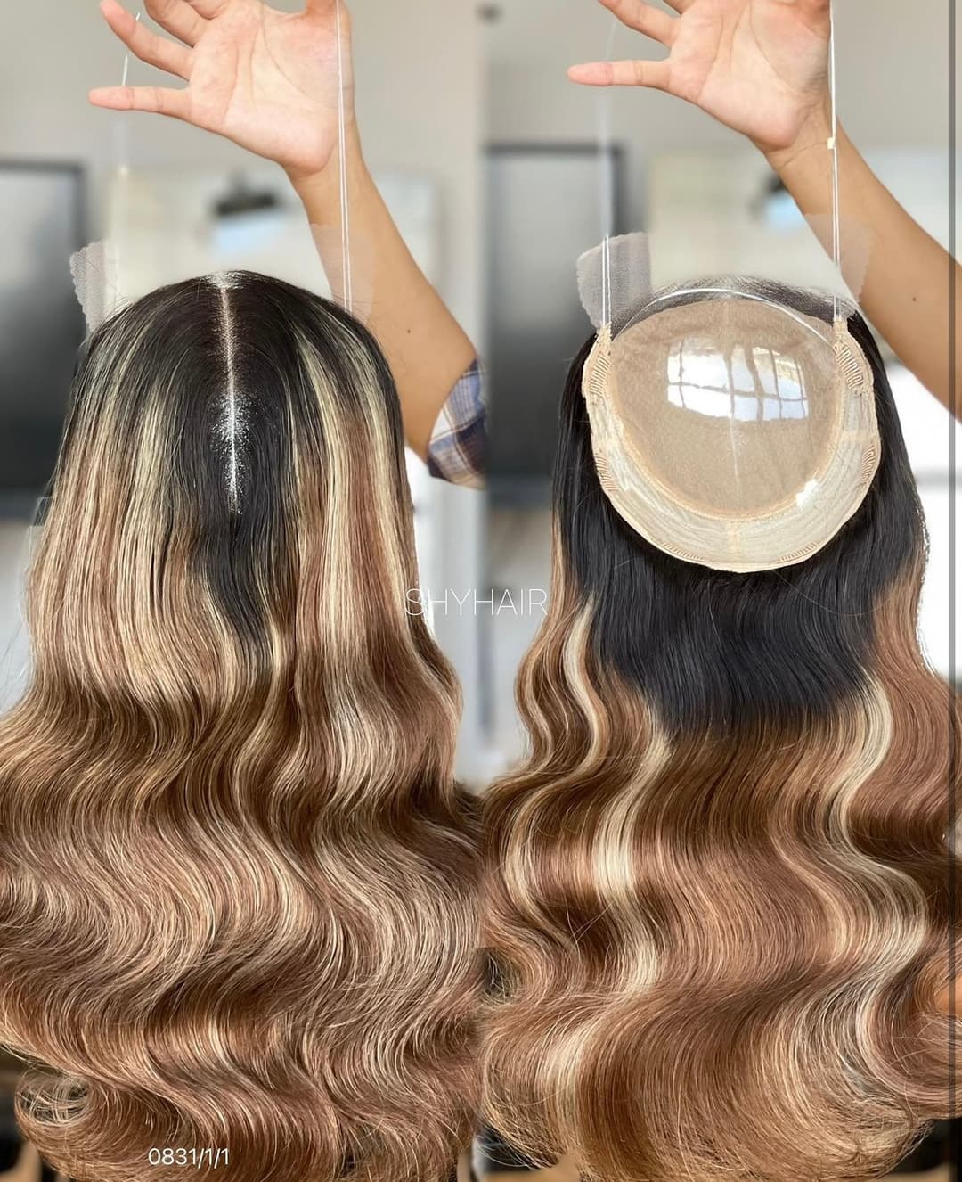 Peruca Partiala Super Volum SSS Balayage #8