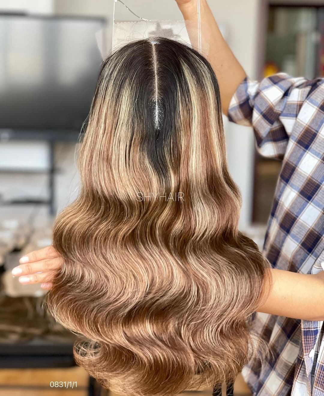 Peruca Partiala Super Volum SSS Balayage #8