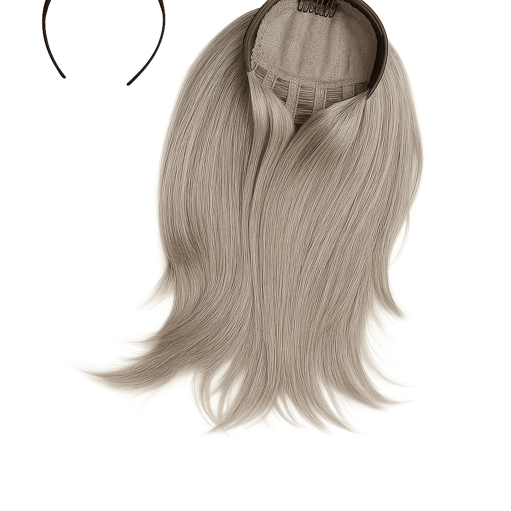 Mese de Volum cu Cordeluta Blond Cenusiu