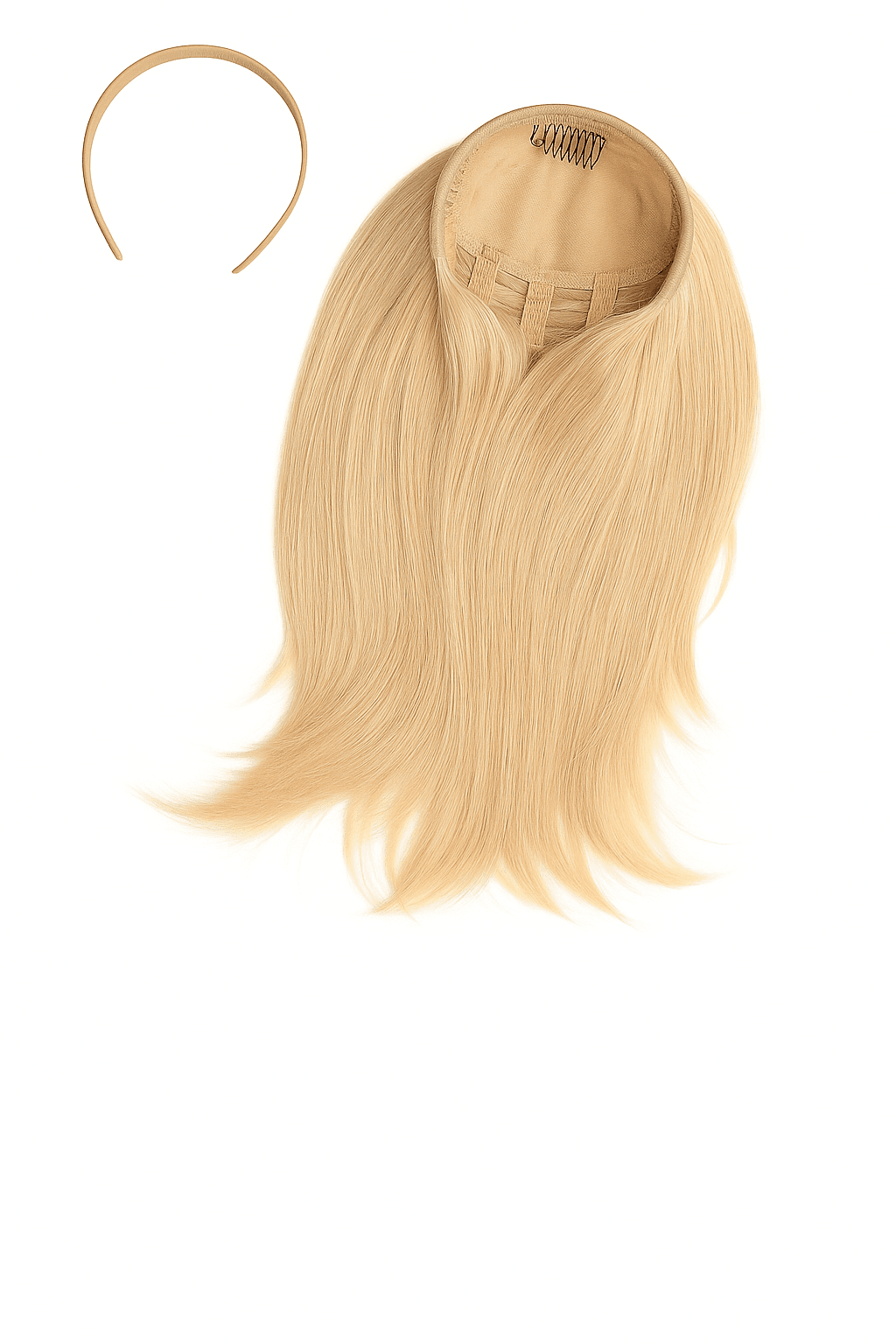 Mese de Volum cu Cordeluță Blond Deschis