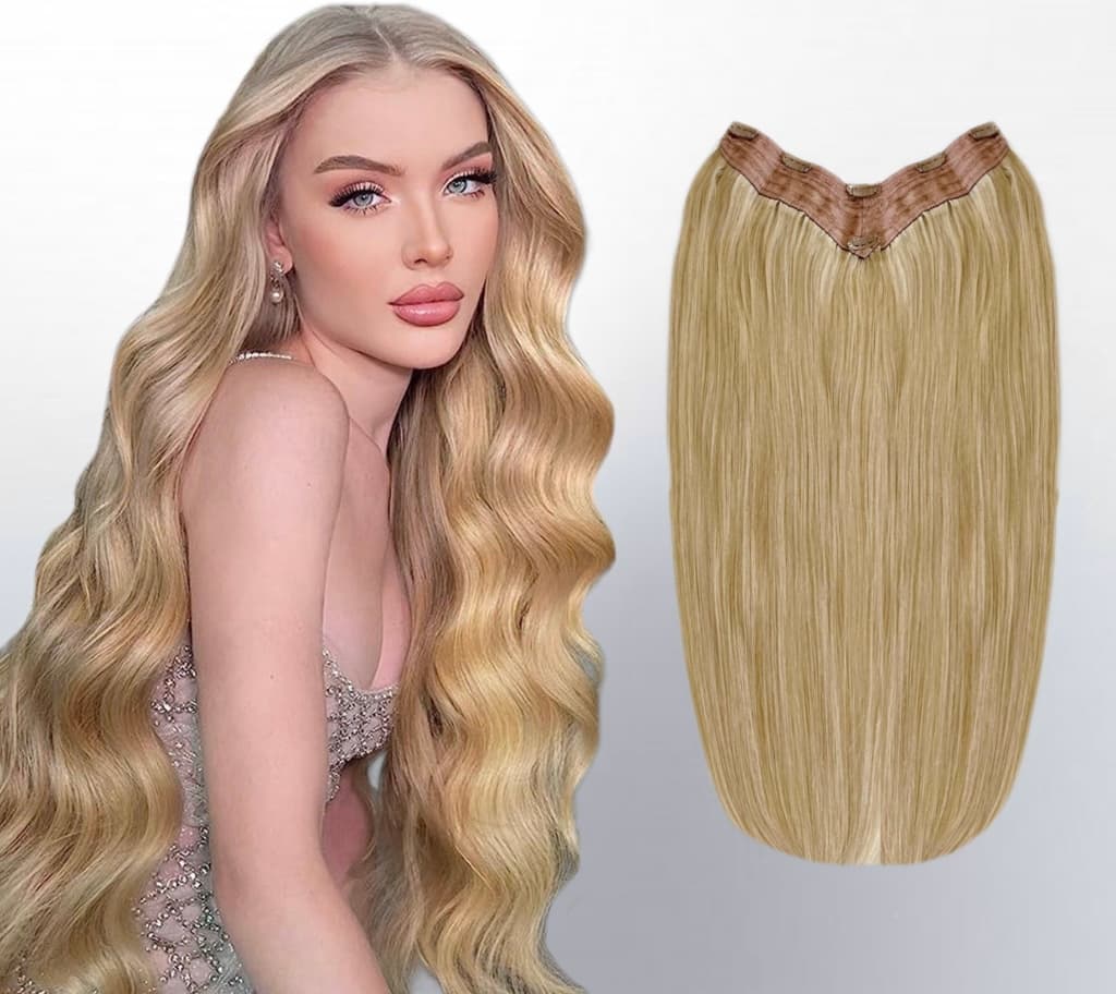 Trese de Par Natural V-Shape Volum si Lungime #14